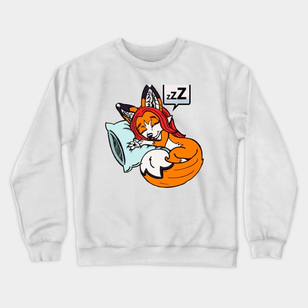 Sleepy Erika Crewneck Sweatshirt by AWChapman